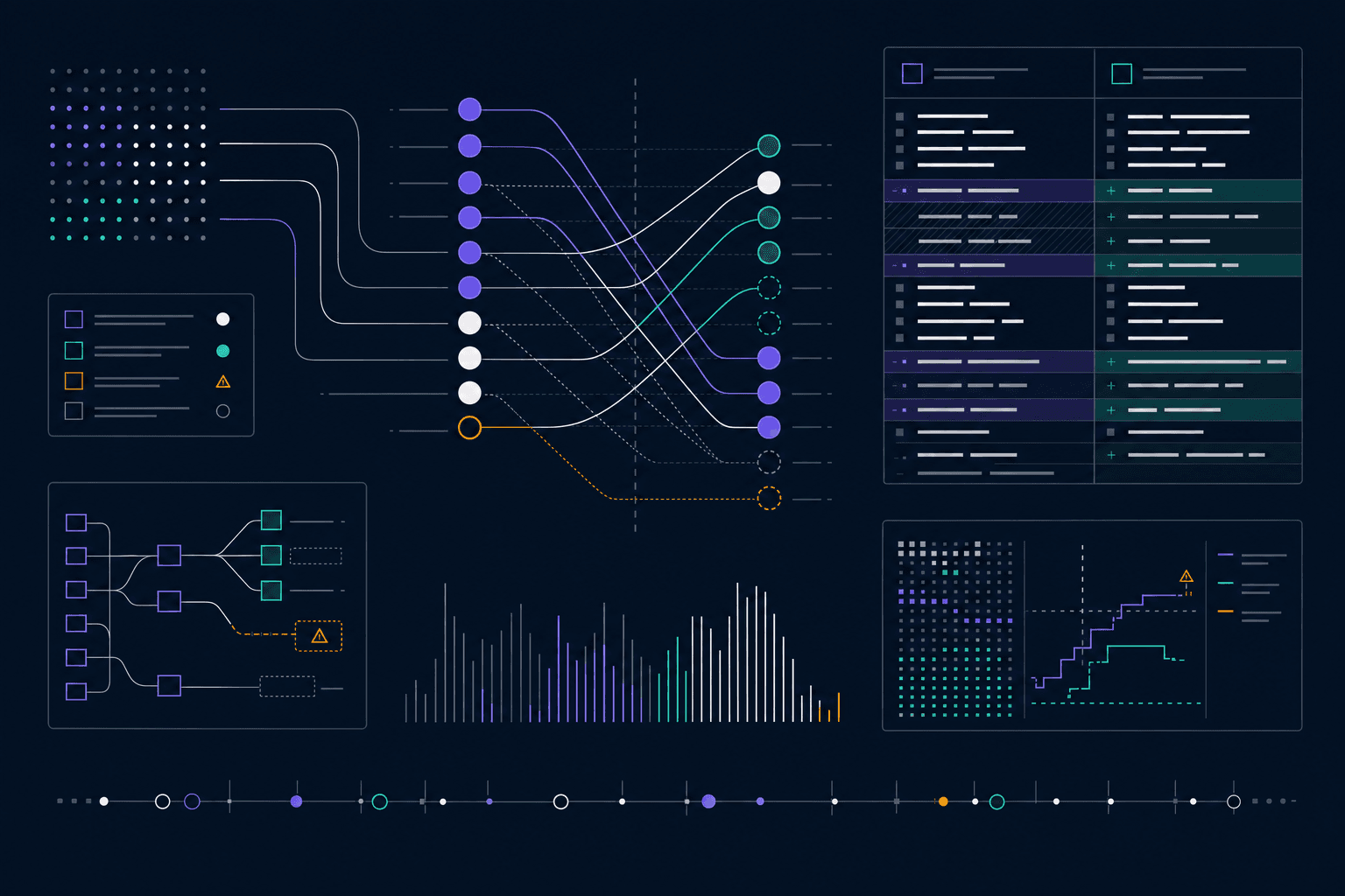 Abstract API impact network and breaking change visualization